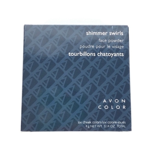AVON Shimmer Swirls Face Powder Peachy Pleasures Blush Bronzer Contour - Picture 4 of 7